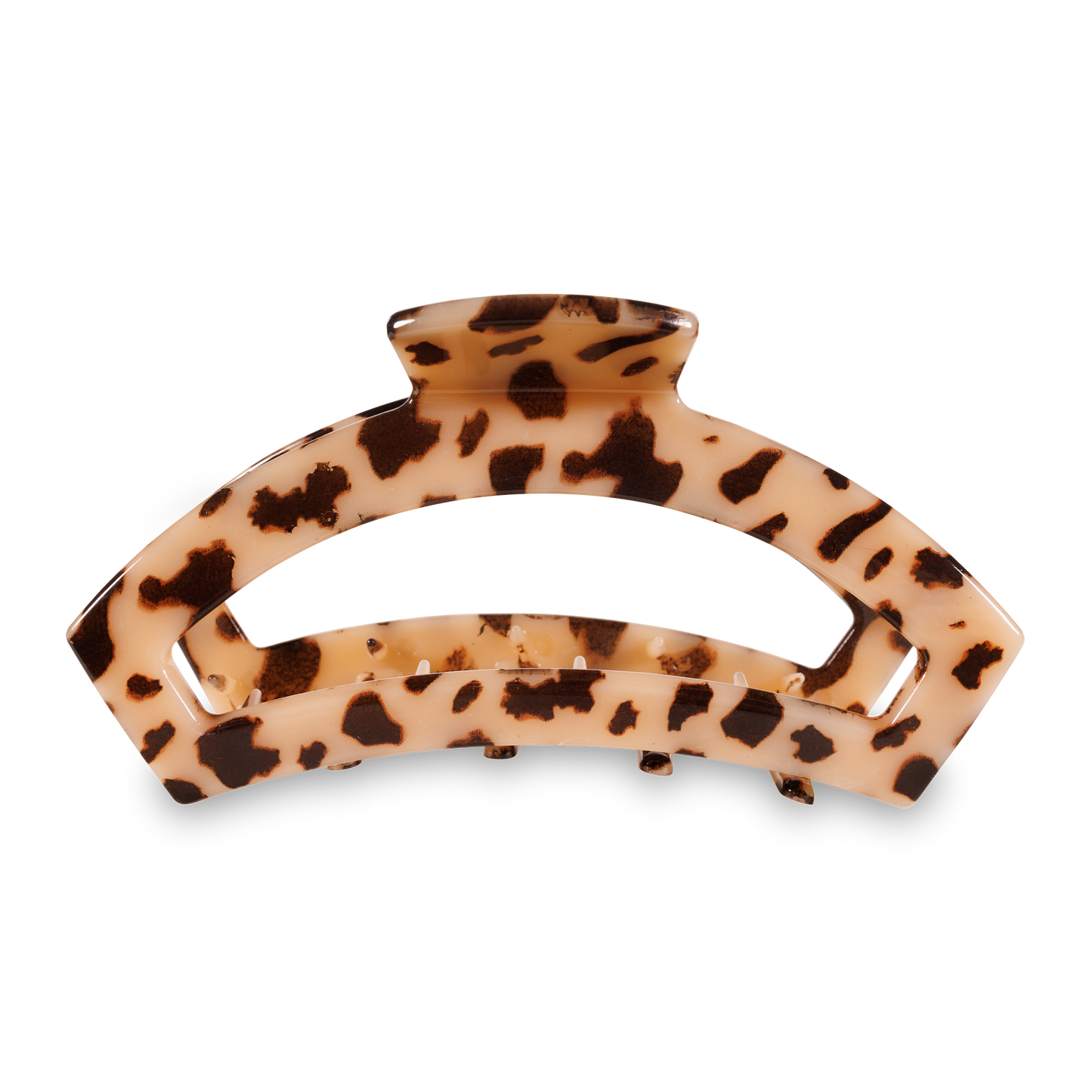Teleties Open Hair Clip Large - Blonde Tortoise