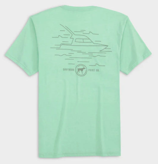 Southern Point Line Charter SS Tee