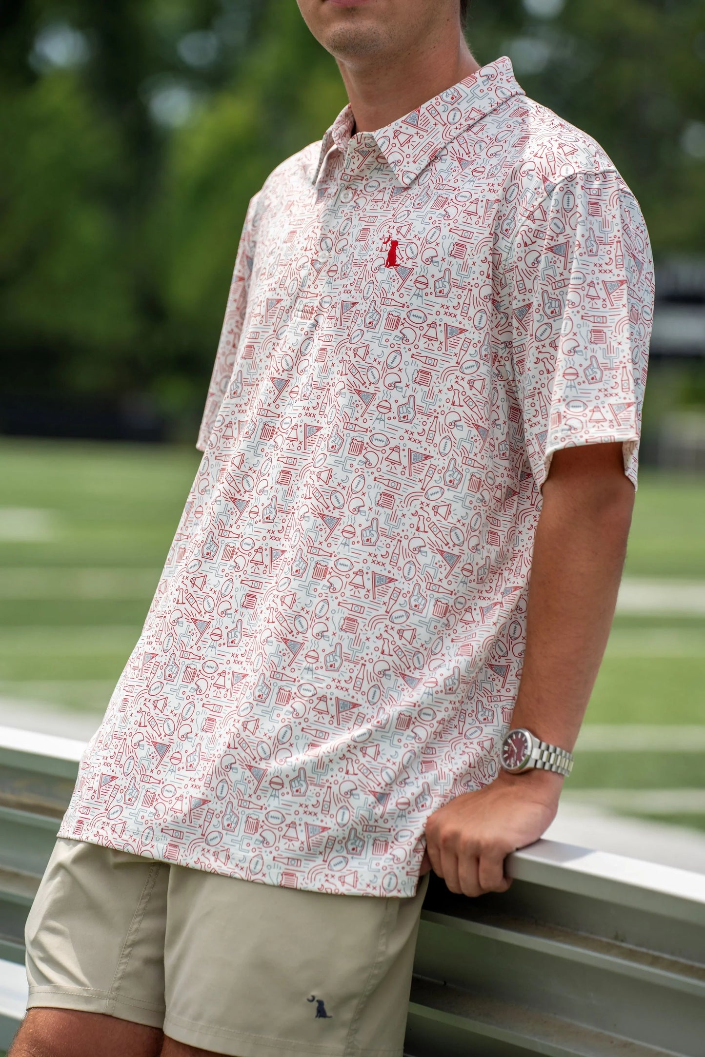 Local Boy Collegiate Game Day Dirty Myrtle Polo