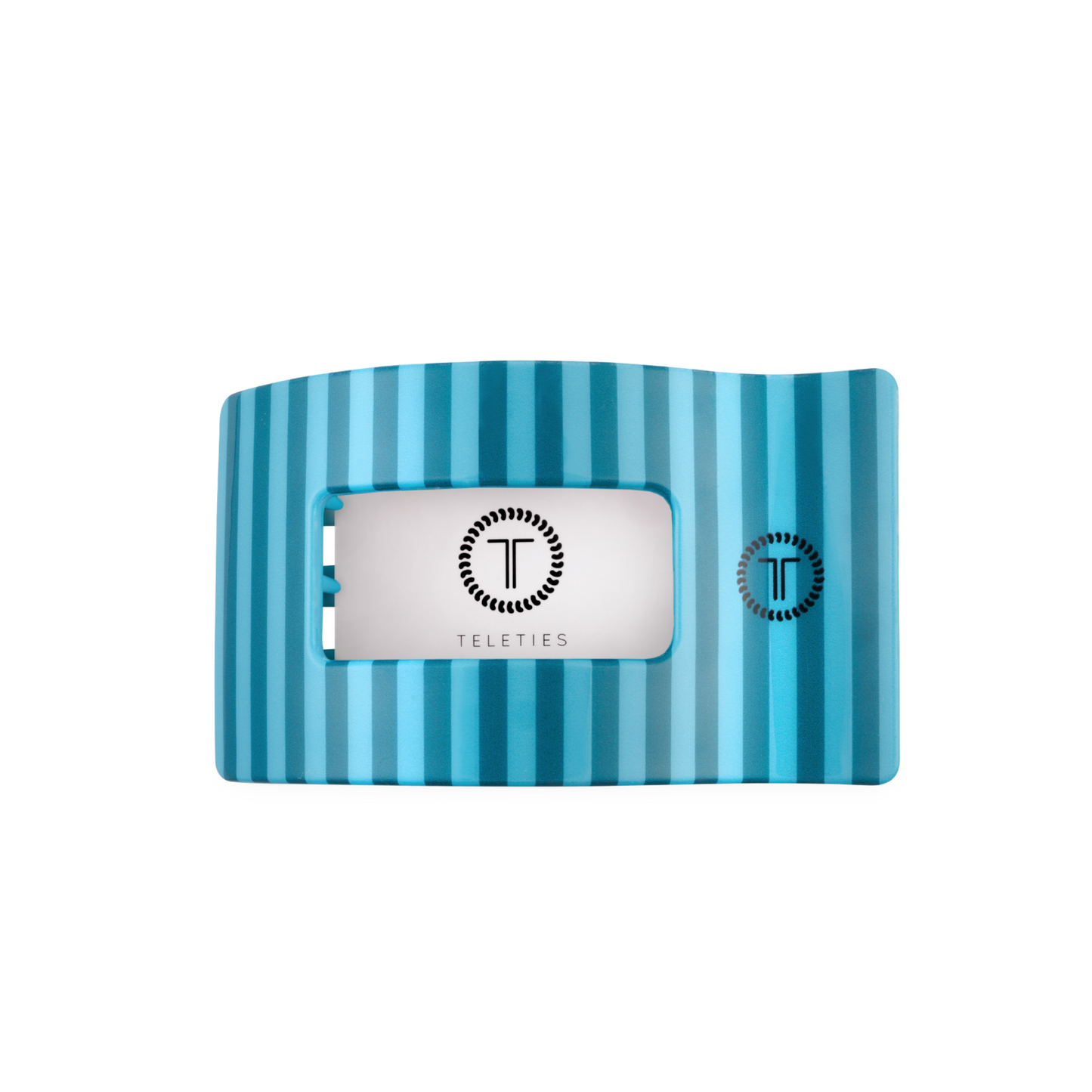 Teleties Flat Rectangle Hair Clip Medium - Splash Zone