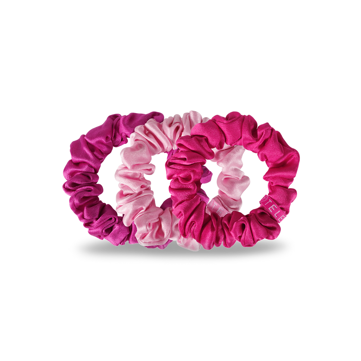 Teleties Silk Hair Scrunchie Small - Rose All Day
