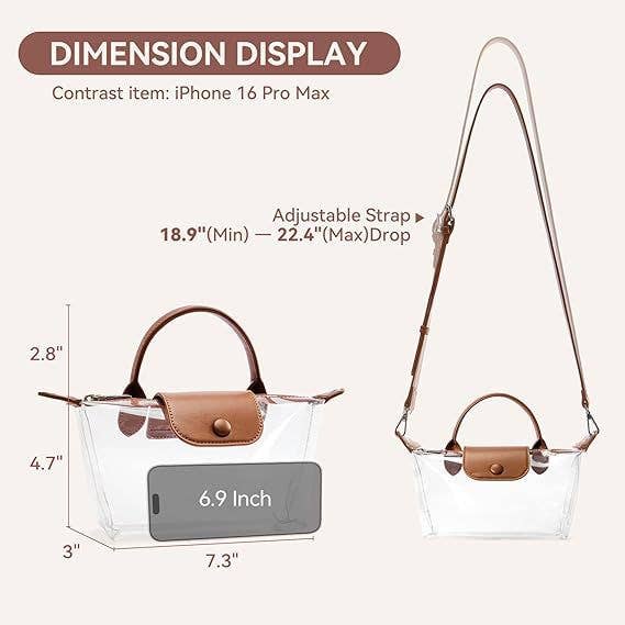Mini Clear Stadium Crossbody Bag