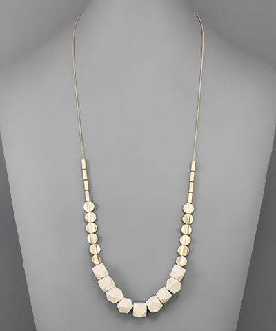 Wood Ball Necklace