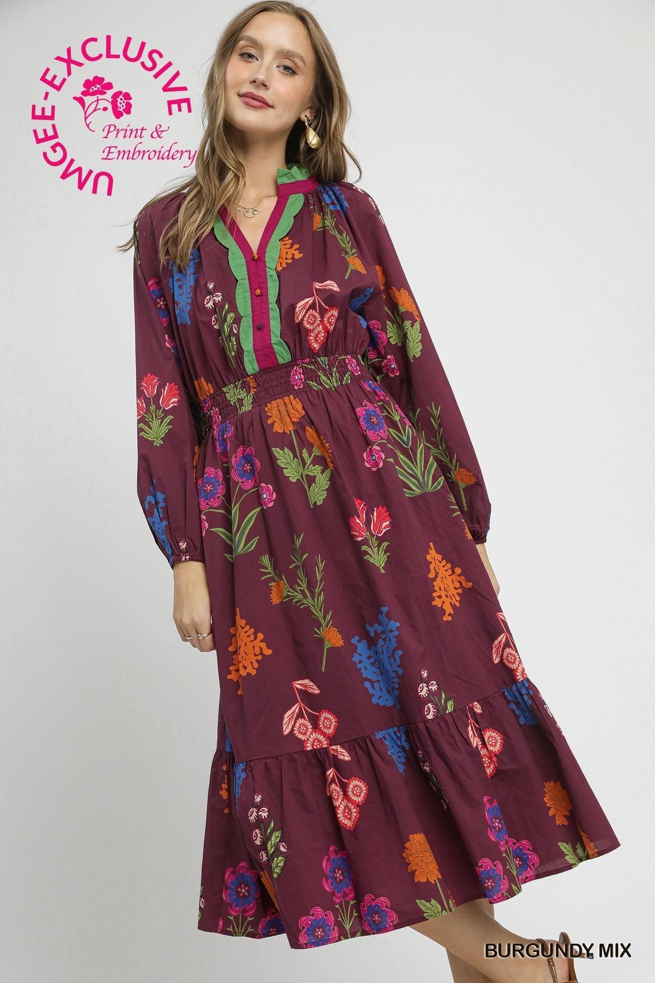 Floral Midi Dress
