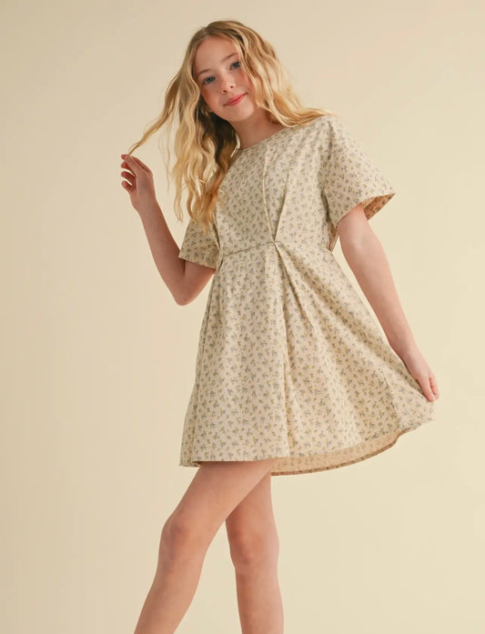 Girls Floral Print Dress