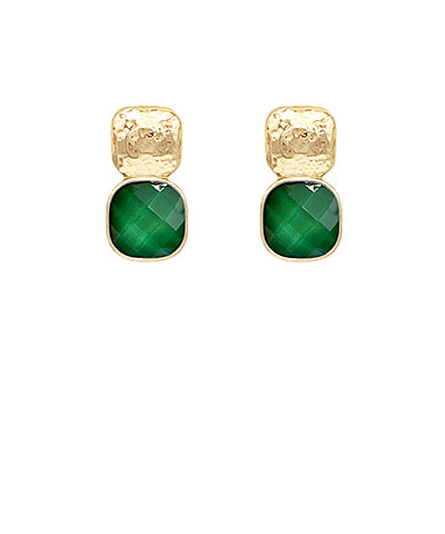 Stone & Textured Earrings