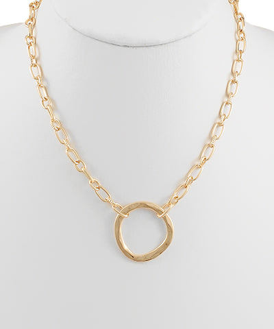 Circle Pendant Necklace