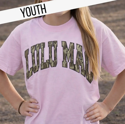 Girls Lulu Mac Mossy Oak Camo Tee