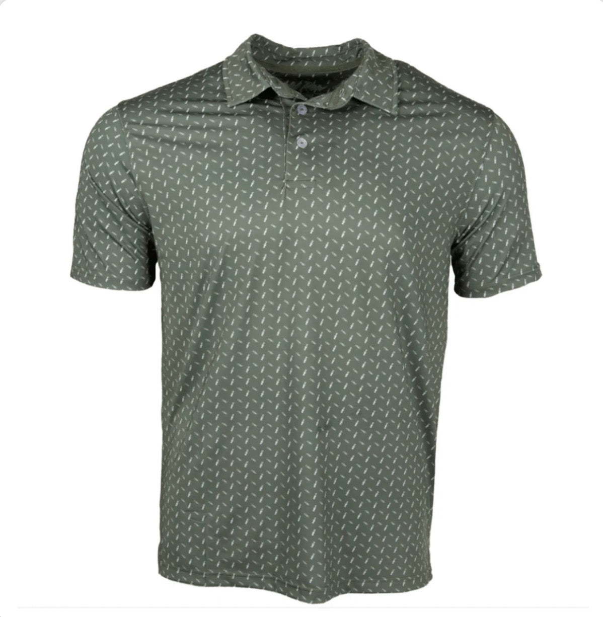Old Row The Duck Calls Performance Polo - Green