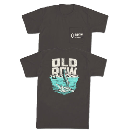 Old Row Outdoors Tarpon T-Shirt - Pepper