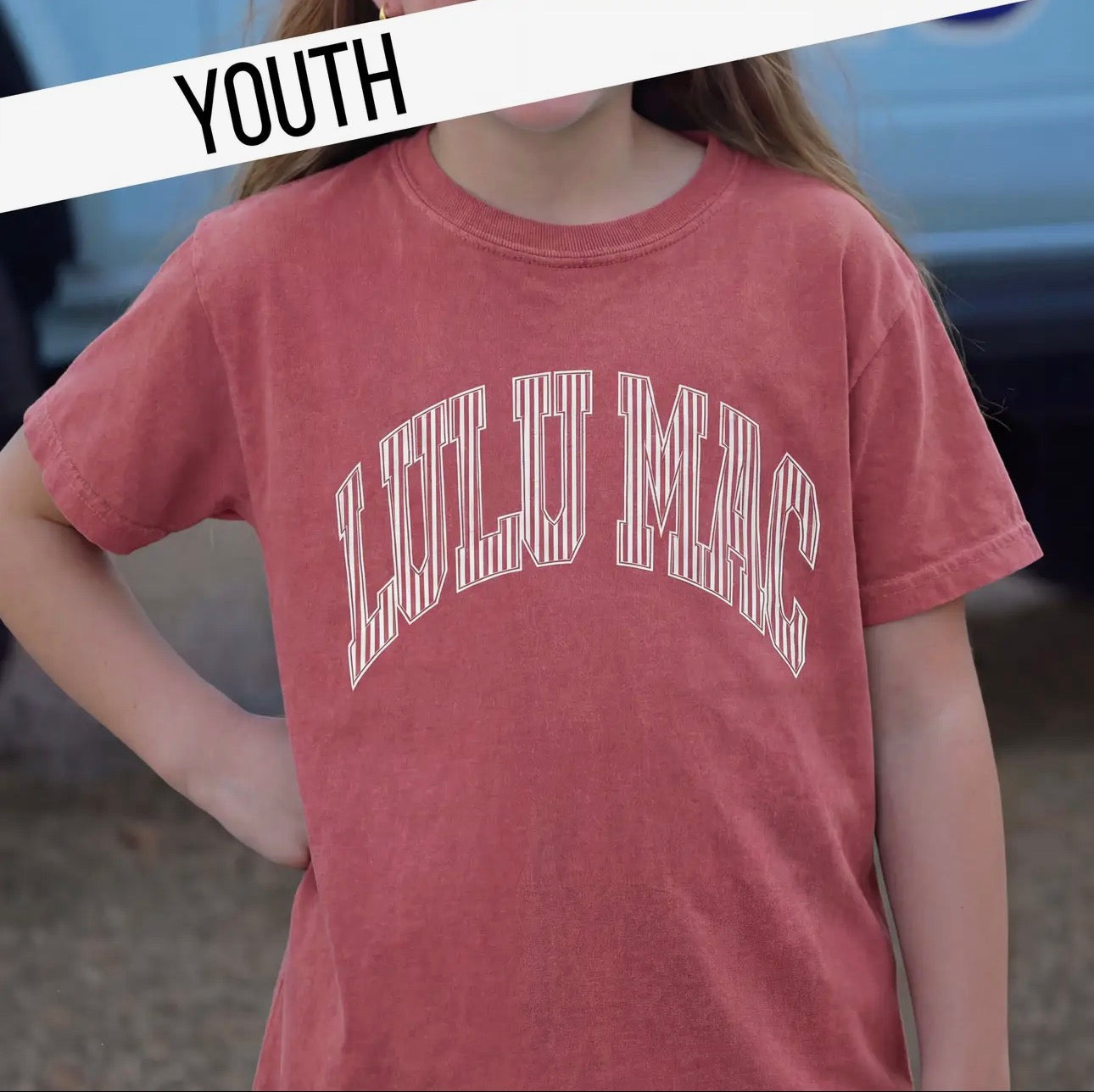 Girls Lulu Mac Stripe Tee