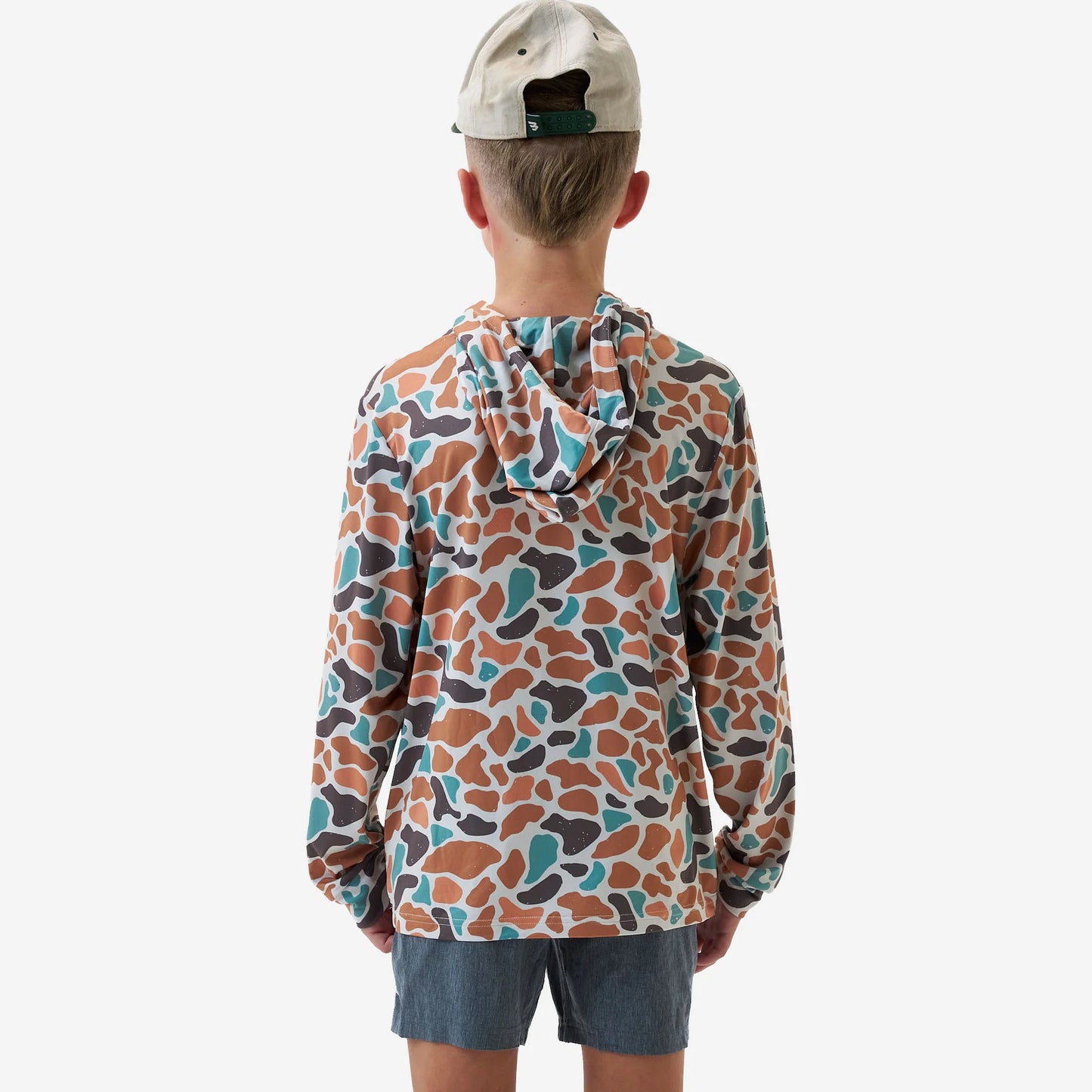 Burlebo YTH performance Hoodie-Bayside