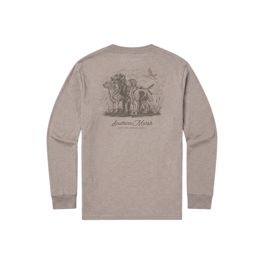 Southern Marsh SEAWASH™ LS Tee - At The Ready-Burnt Taupe