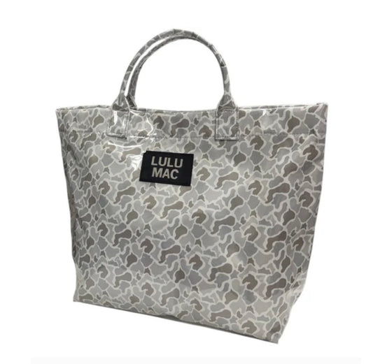 Lulu Mac Tote Bag White Camo