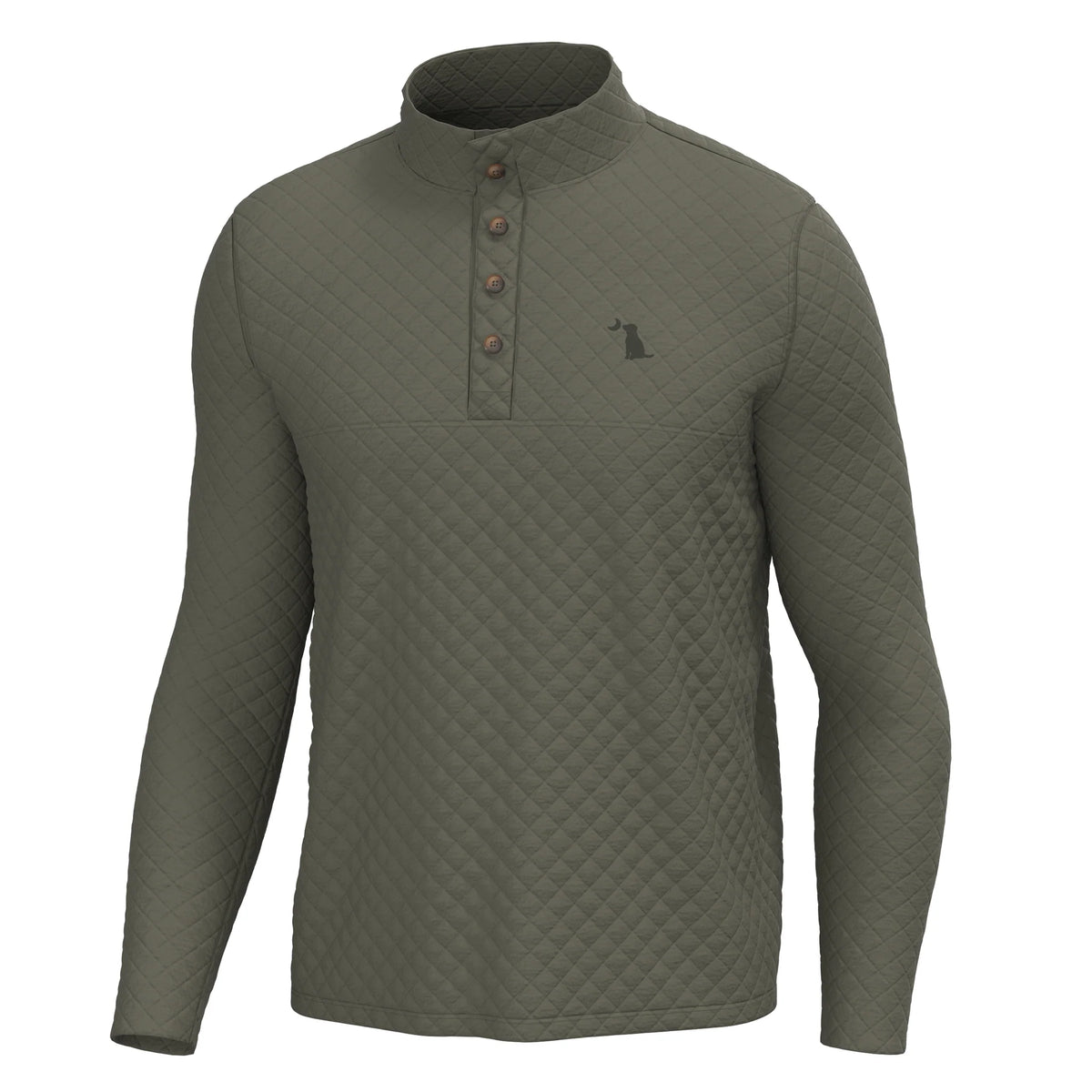 Local Boy Heritage Pullover-Moss Green