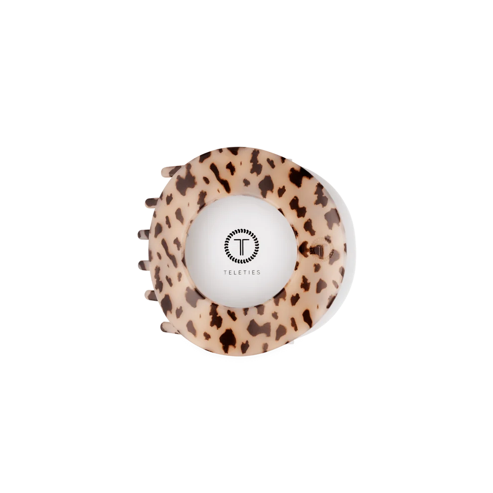 Teleties Medium Flat Circle Hair Clip-Blonde