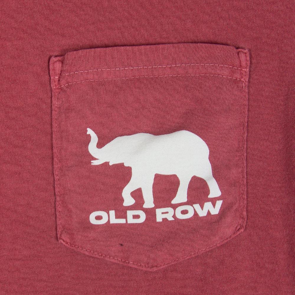 Old Row Tuscaloosa Camo Elephant SS Pocket Tee