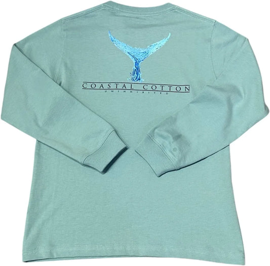 Coastal Cotton YOUTH Tuna Tail LS tee
