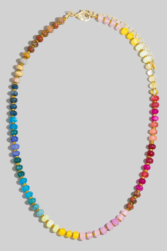 Gradient Small Stone Necklace