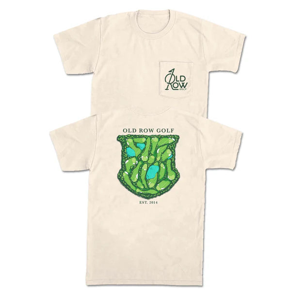 Old Row Golf Course T-Shirt - Ivory
