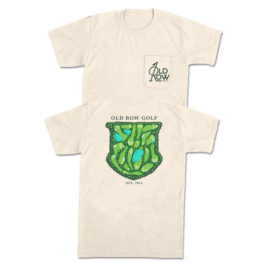Old Row Golf Course T-Shirt - Ivory