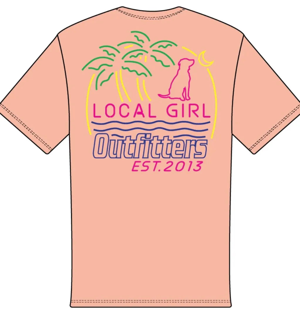 Local Girl Neon Naturdays Tee