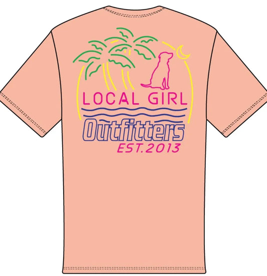 Local Girl Neon Naturdays Tee