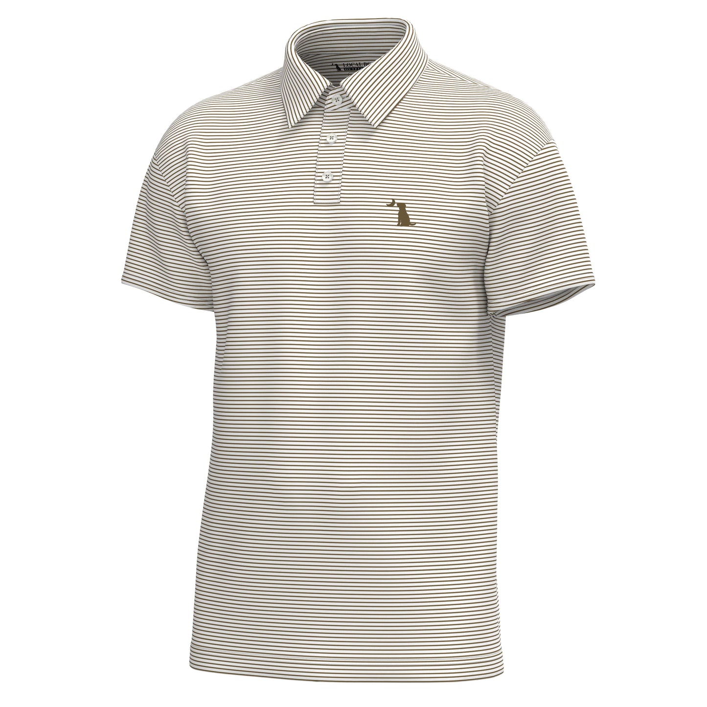 Local Boy Driftwood Polo-Bronze