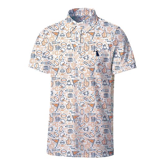 Local Boy Collegiate Game Day Dirty Myrtle Polo