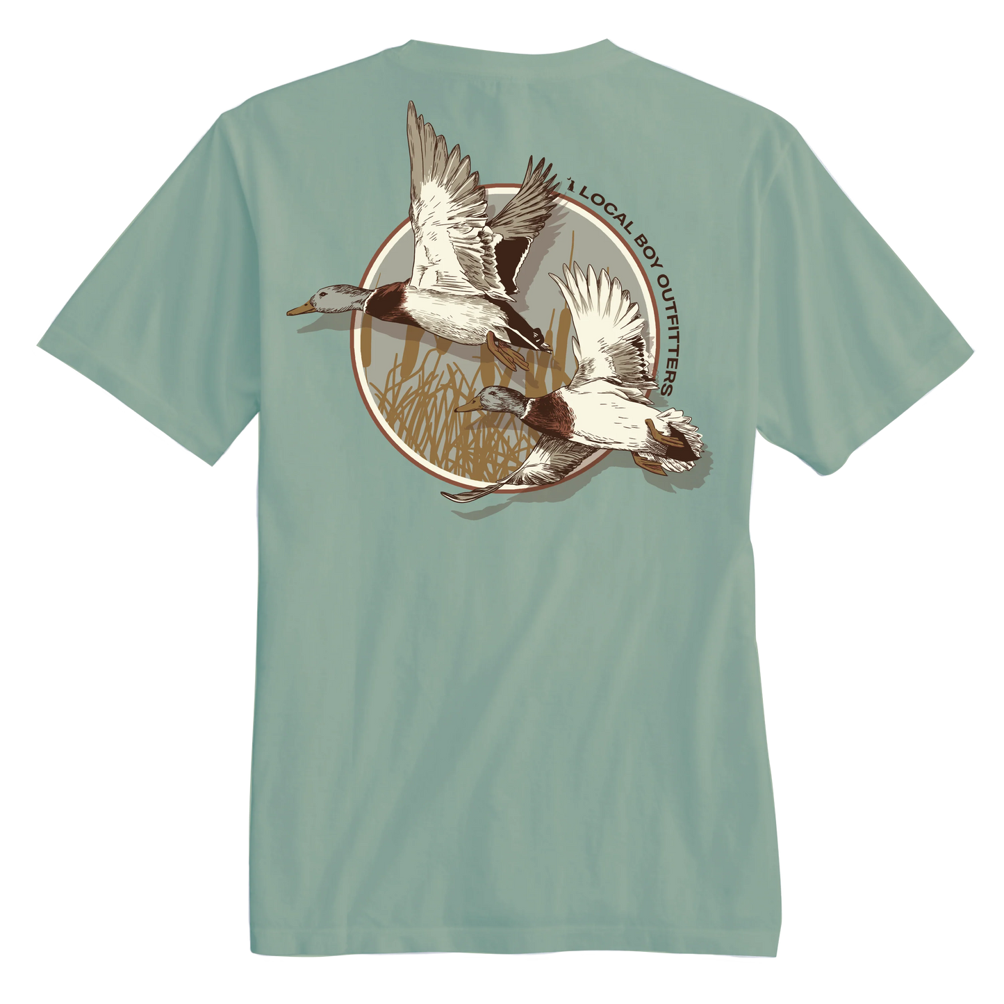 Local Boy Mallard Pair T-Shirt-Bay