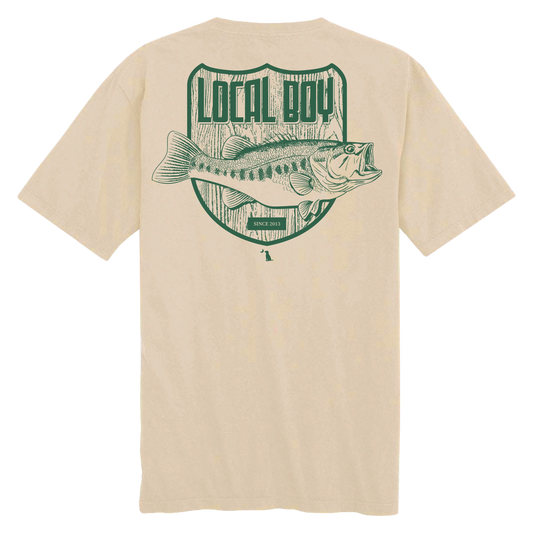 Local Boy YOUTH Bass Mount T-Shirt-Latte