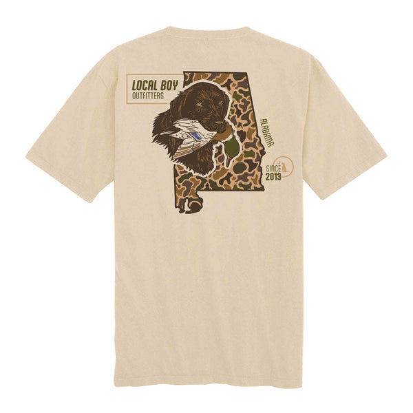 Local Boy Alabama Retriever SS T-Shirt-Latte