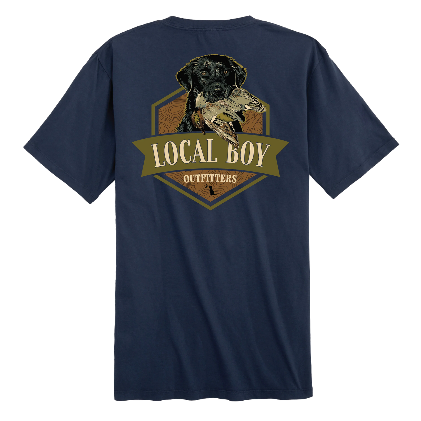 Local Boy YOUTH Teal Hex T-Shirt-China Blue