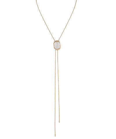 Bolo Necklace with Pearl