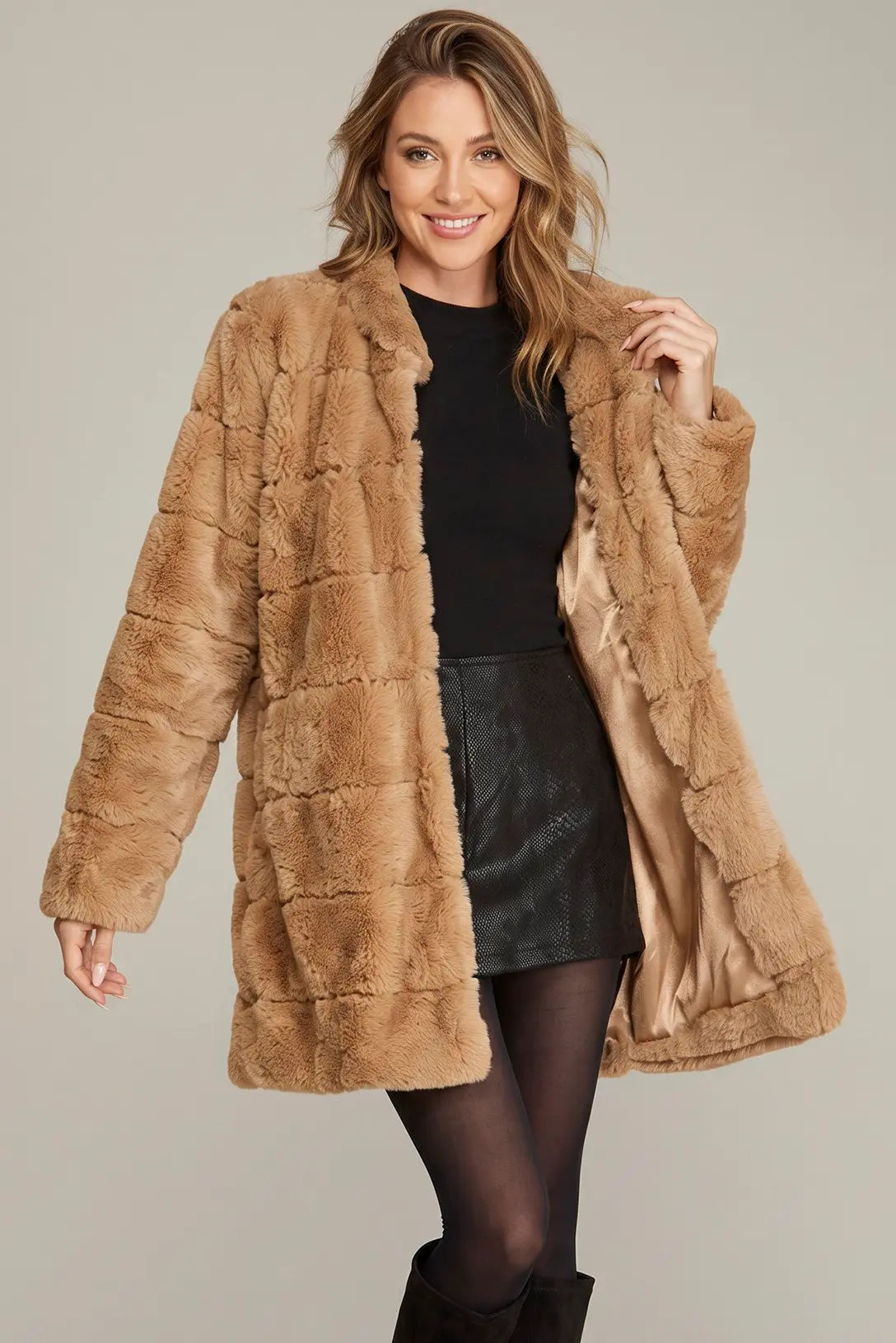Faux Fur Coat