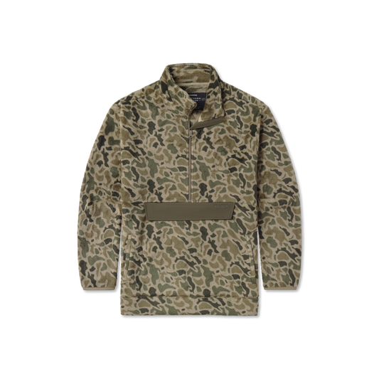 Wadsworth Fleece Pullover - Retro Camo - Dk Olive