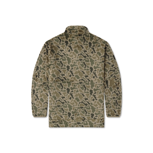 Wadsworth Fleece Pullover - Retro Camo - Dk Olive