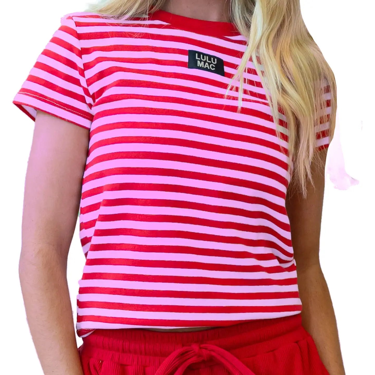 Lulu Mac Stripe Baby Doll Top