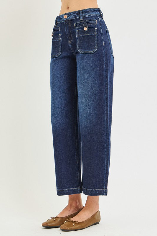 Risen Barrel Jeans