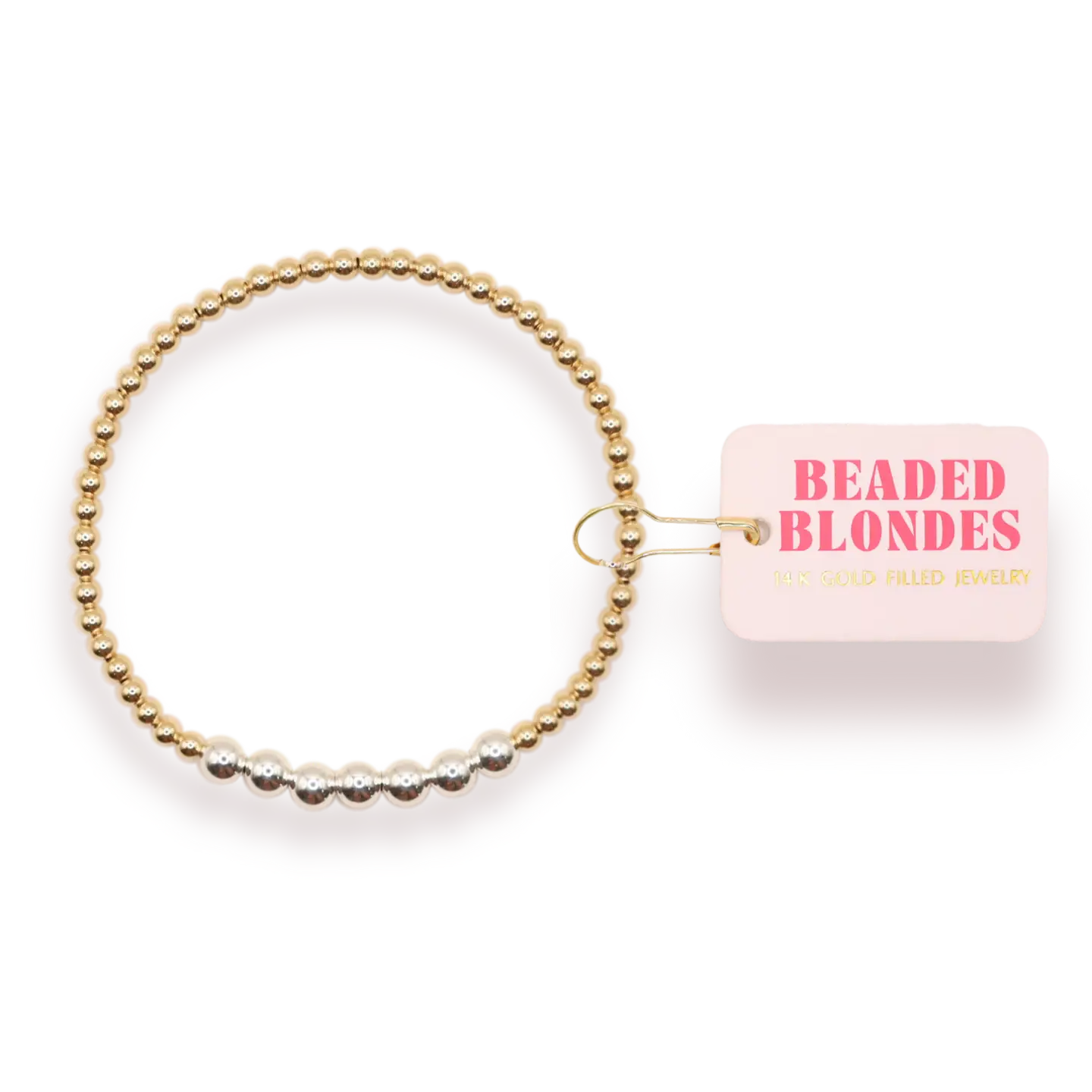 Beaded Blondes Lucky Bracelet-Mixed Metal