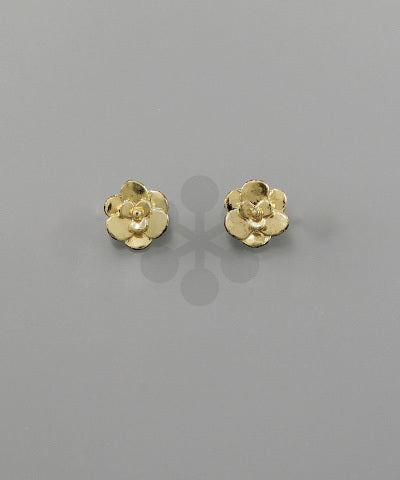 Hammered Flower Studs