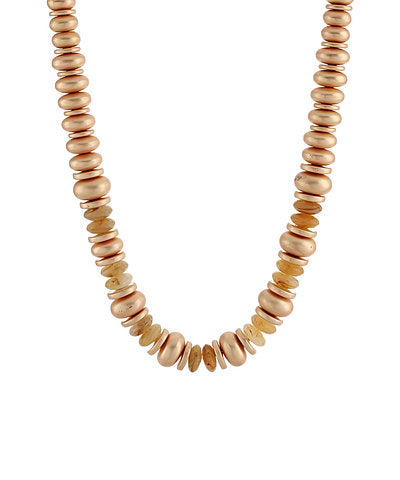 Rondelle Bead Statement Necklace