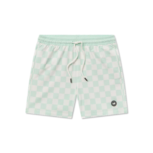 Southern Marsh Youth Harbor Stretch Lined Seawash™ Trunk - Checkmate