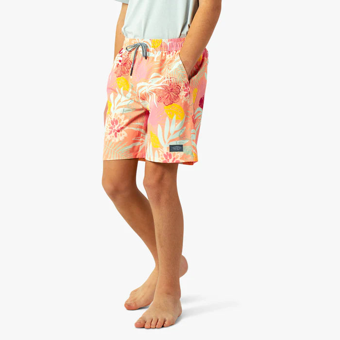 Aftco Youth Strike Printed Swim Shorts