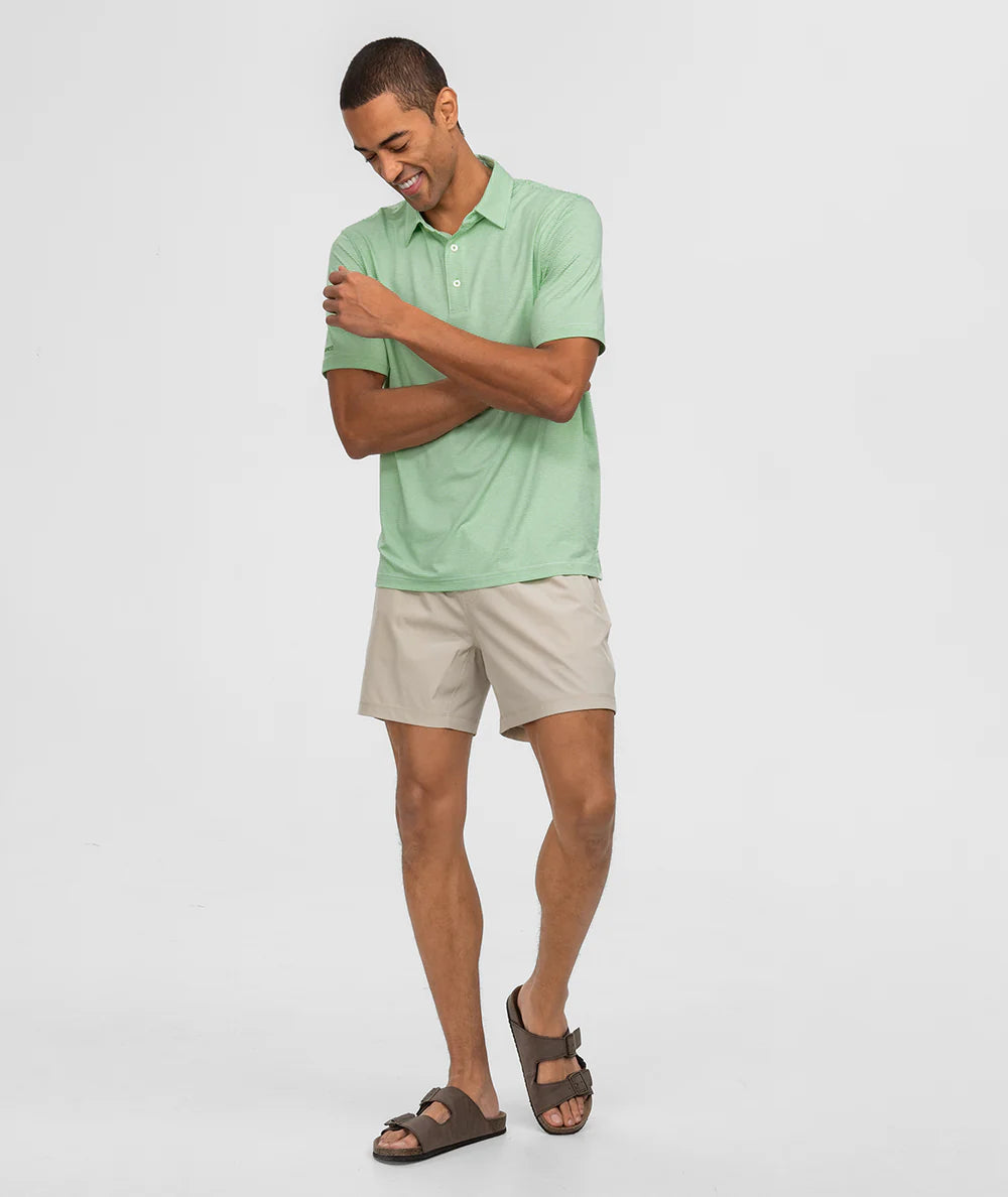 SSCO Heather Madison Stripe Polo