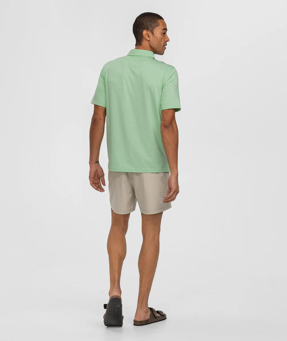 SSCO Heather Madison Stripe Polo