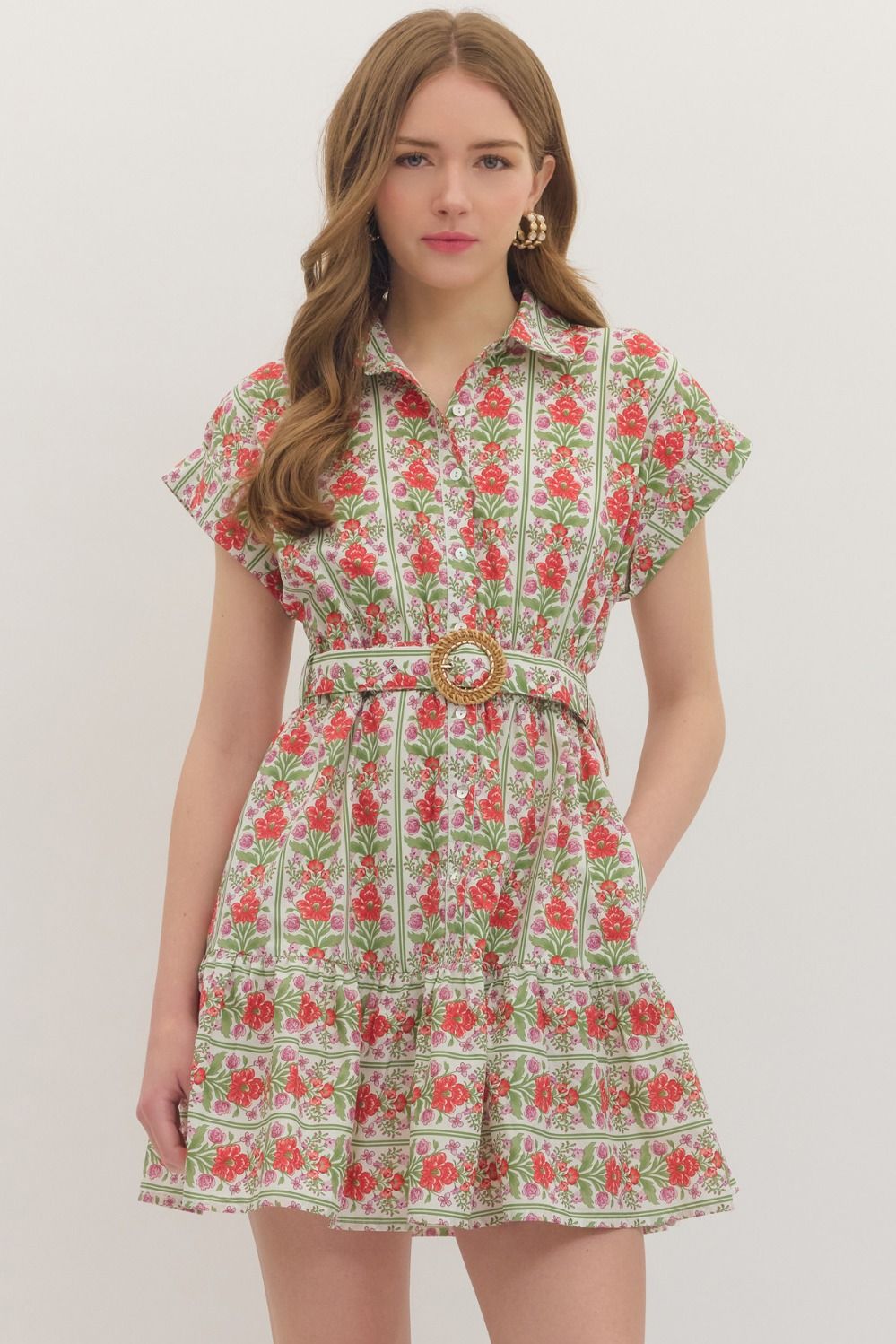 Flutter Sleeve Mini Dress