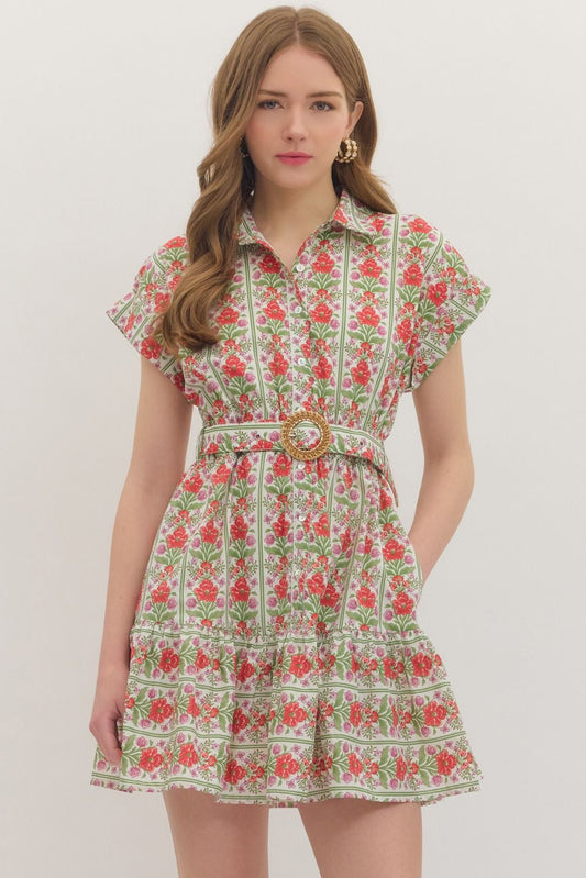 Flutter Sleeve Mini Dress