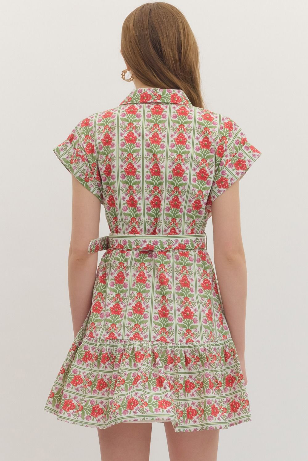 Flutter Sleeve Mini Dress