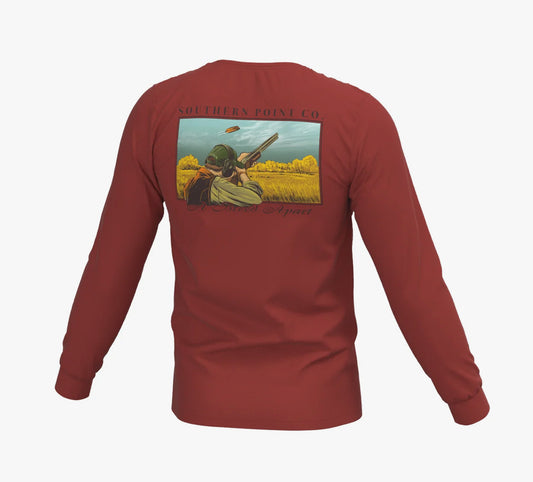 Southern Point Clay Shooting LS Tee